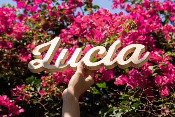 Nombre de madera – Modelo 2 | Laletreria.es