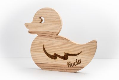 Pato de madera personalizable